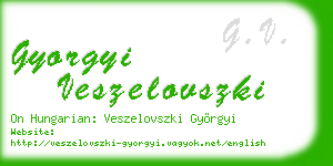 gyorgyi veszelovszki business card