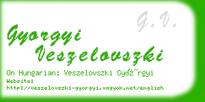 gyorgyi veszelovszki business card